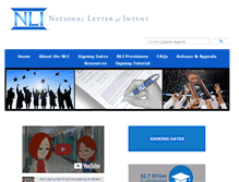 Tablet Screenshot of nationalletter.org